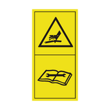 Avoid Fluid Escaping Under Pressure Sticker | Safety-Label.co.uk