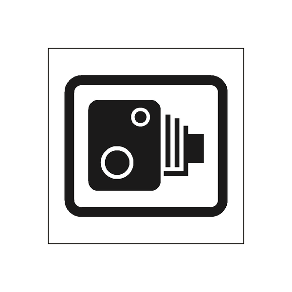 Speed Camera Logo Sticker | Safety-Label.co.uk