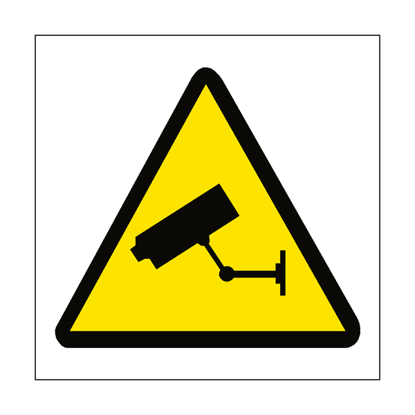 CCTV Symbol Label | Safety-Label.co.uk