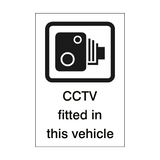 CCTV Fitted To This Vehicle Sticker | Safety-Label.co.uk