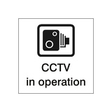 CCTV In Operation Car Sticker - Safety-label.co.uk