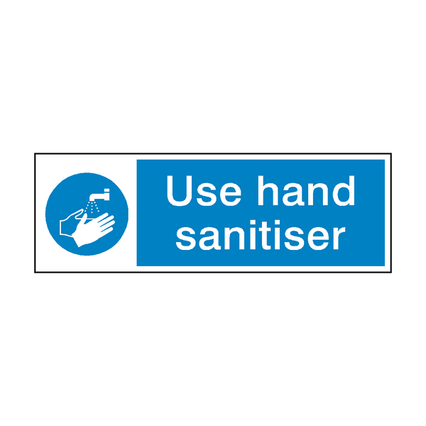 Use Hand Sanitiser Safety Sign | Safety-Label.co.uk