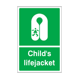 Child's Lifejacket Sticker | Safety-Label.co.uk