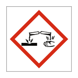 Corrosive COSHH Sign | Safety-Label.co.uk