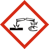 Corrosive COSHH Label | Safety-Label.co.uk