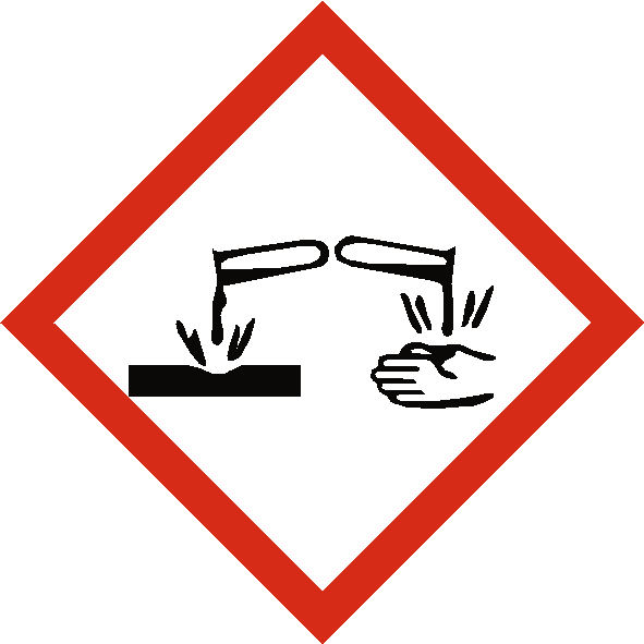 Corrosive COSHH Label | Safety-Label.co.uk
