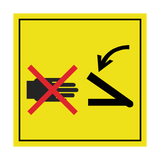 Crushing Danger Area Label | Safety-Label.co.uk