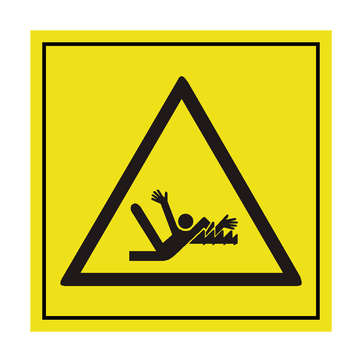 35x Adhesive Danger Pictogram Stickers – ISO 11684 Compliant For Agricultural & Forestry Machinery