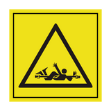 Danger Rotating Shaft ISO Label | Safety-Label.co.uk