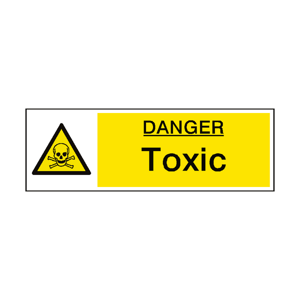 Danger Toxic Hazard Sign | Safety-Label.co.uk