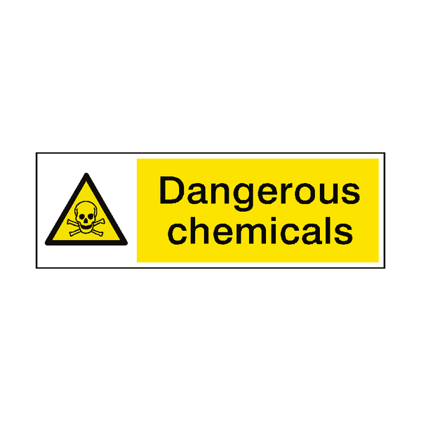 Dangerous Chemicals Hazard Sign | Safety-Label.co.uk