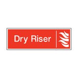 Dry Riser Safety Sticker | Safety-Label.co.uk