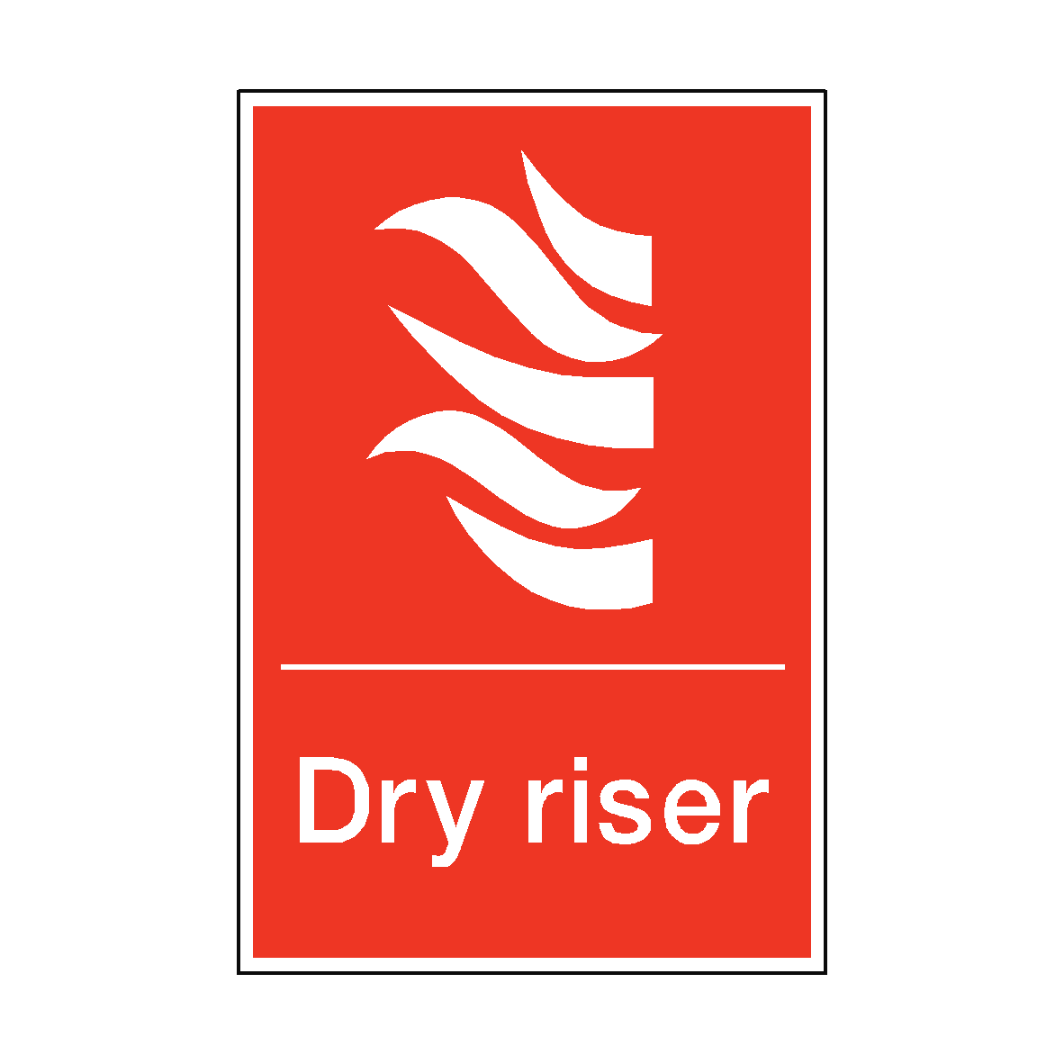 Fire Riser Labels Dry Riser Sticker | Safety-Label.co.uk