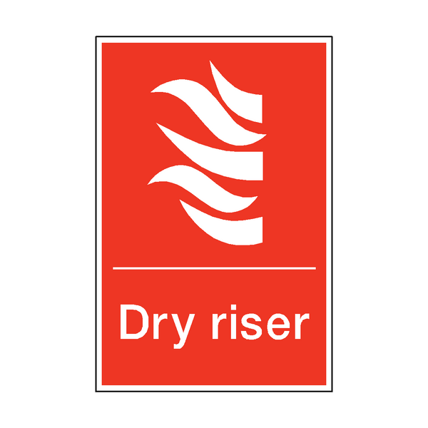 Dry Riser Sticker | Safety-Label.co.uk