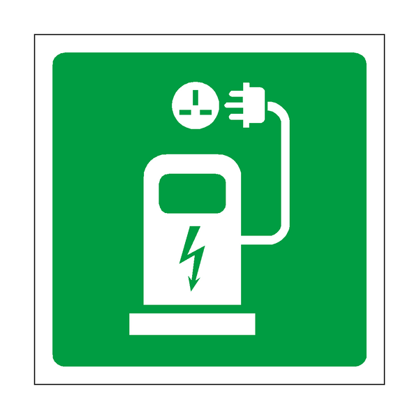 Electric Charge Point Station Sign | Safety-Label.co.uk