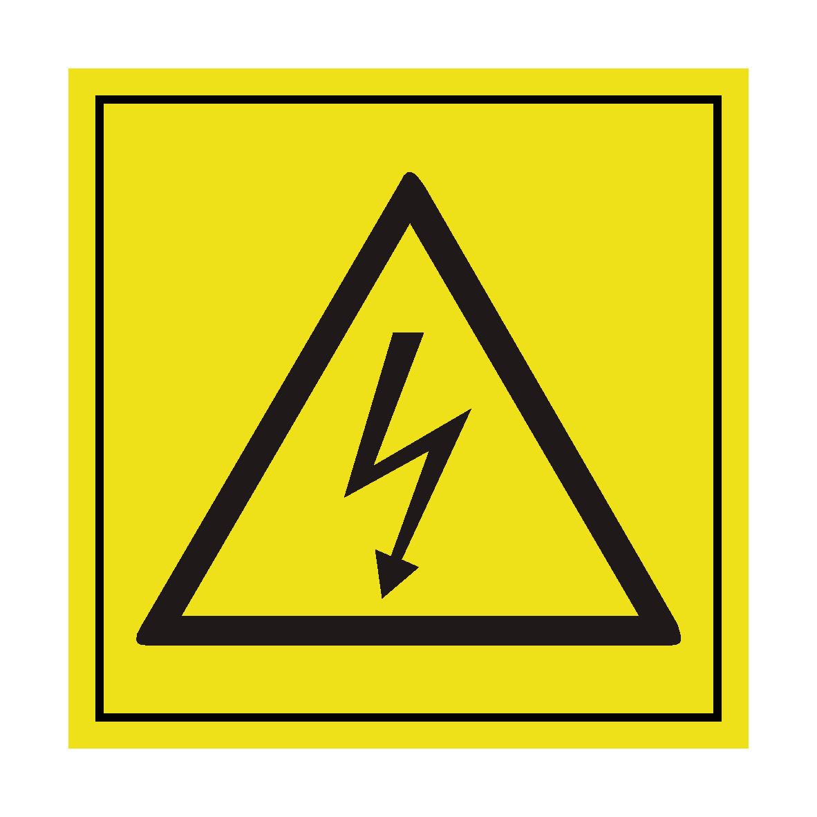 Electrical Hazard ISO 11684 Label | Safety-Label.co.uk