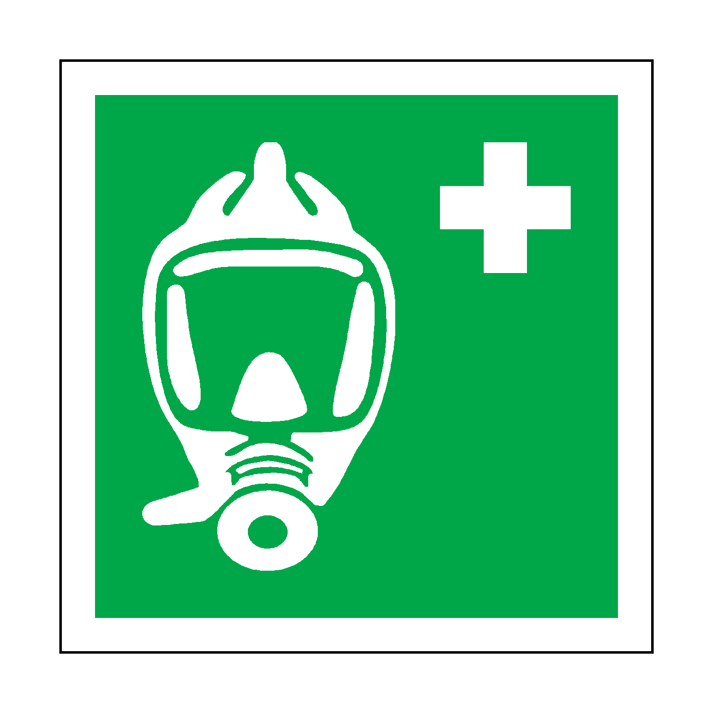 Emergency Escape Breathing Device Label
