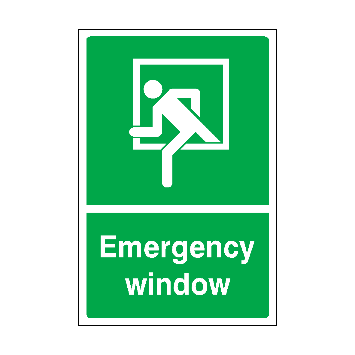 Emergency Exit Sign Window Wet Location Combo Exit Signs | WLCO4X