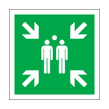 Evacuation Assembly Point Label | Safety-Label.co.uk