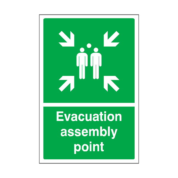 Evacuation Assembly Point Sign | Safety-Label.co.uk