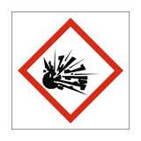 Explosive COSHH Sign | Safety-Label.co.uk