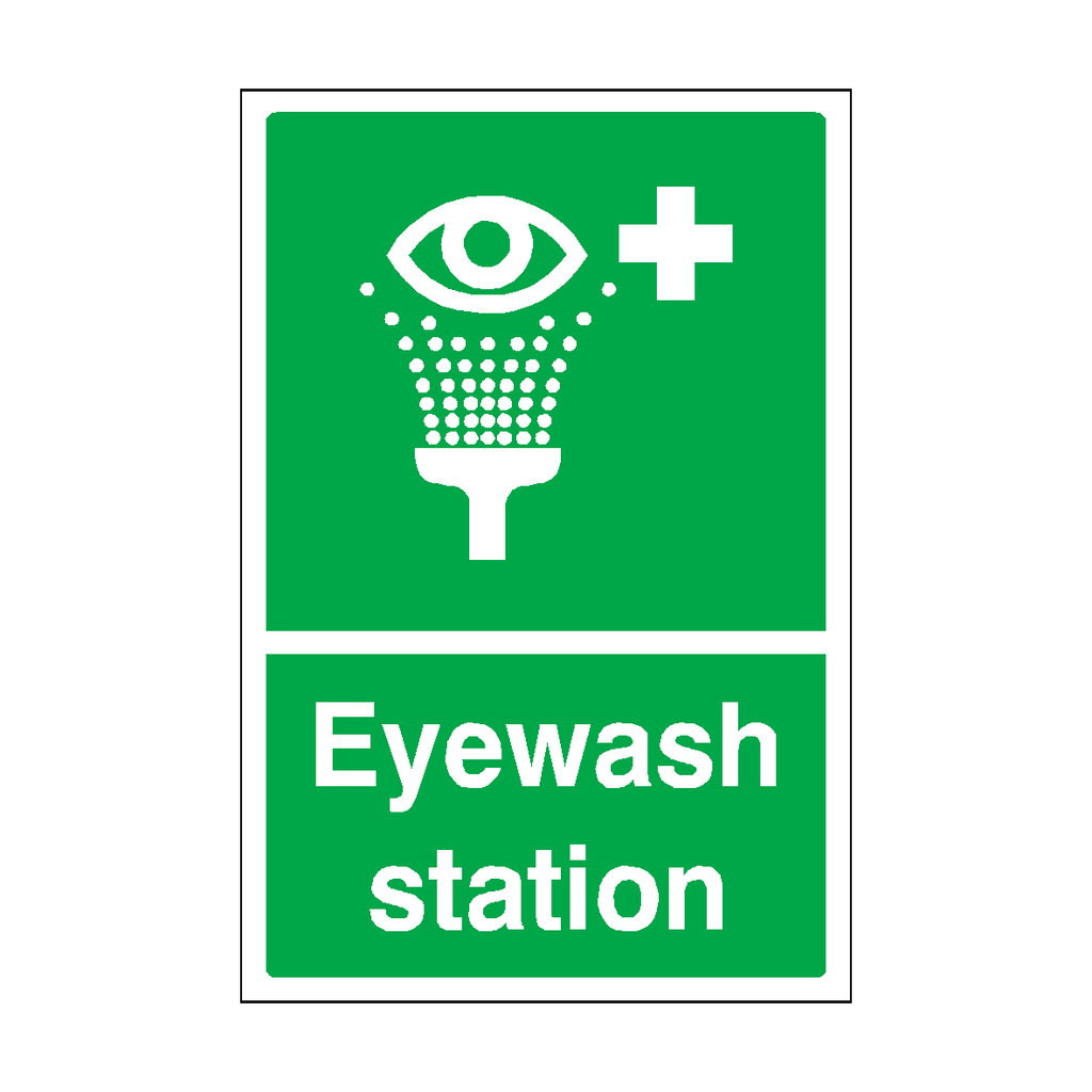 Eyewash Station Sticker | Safety-Label.co.uk