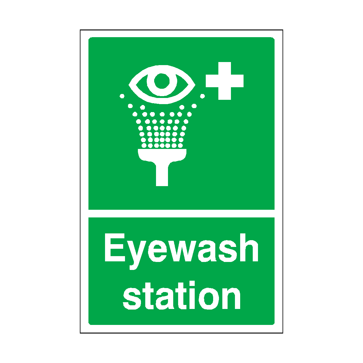 Eyewash Station Sign SafetyLabel.co.uk