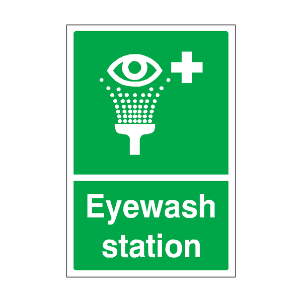 Eyewash Station Sign | Safety-Label.co.uk