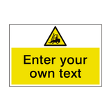 Fork Lift Truck Custom Safety Sticker | Safety-Label.co.uk