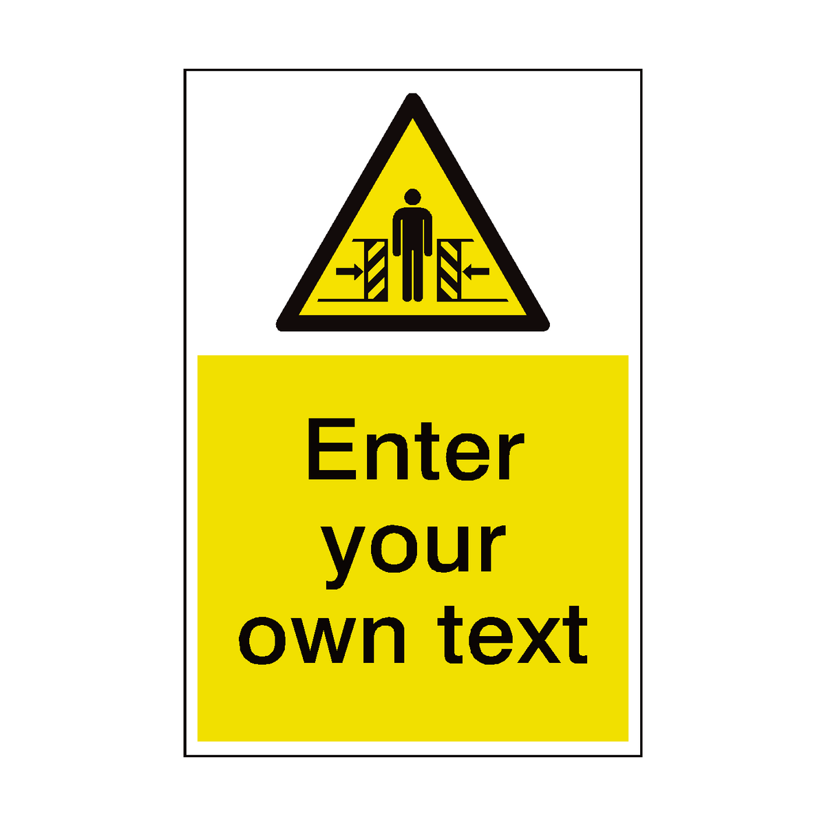 Full Crushing Custom Hazard Sticker
