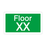 Custom Floor Identification Sign Green | Safety-Label.co.uk