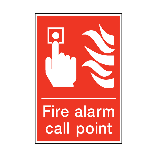 Fire Alarm Call Point Sticker | Safety-Label.co.uk