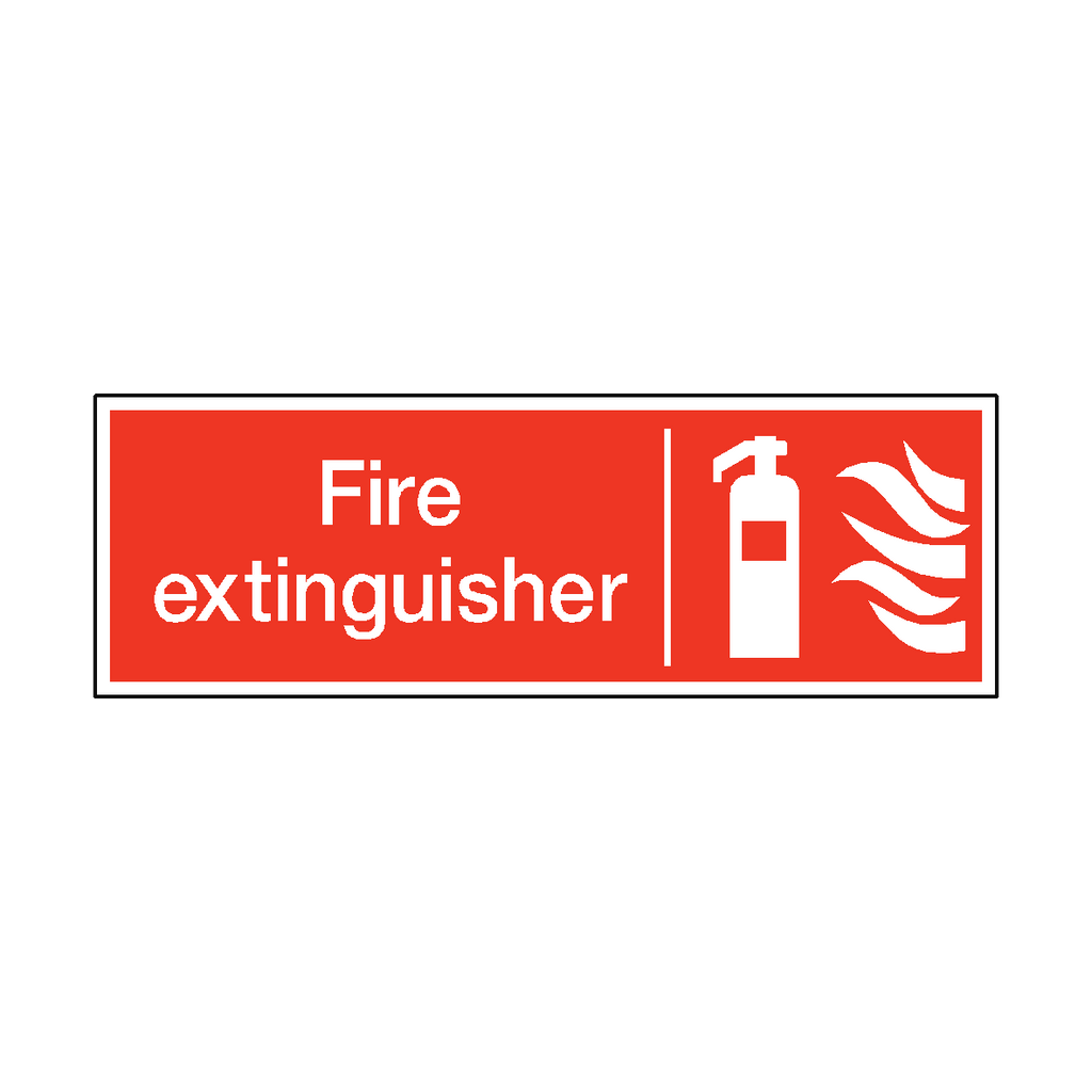 Fire Existing Sticker Fire Extinguisher Safety Sticker
