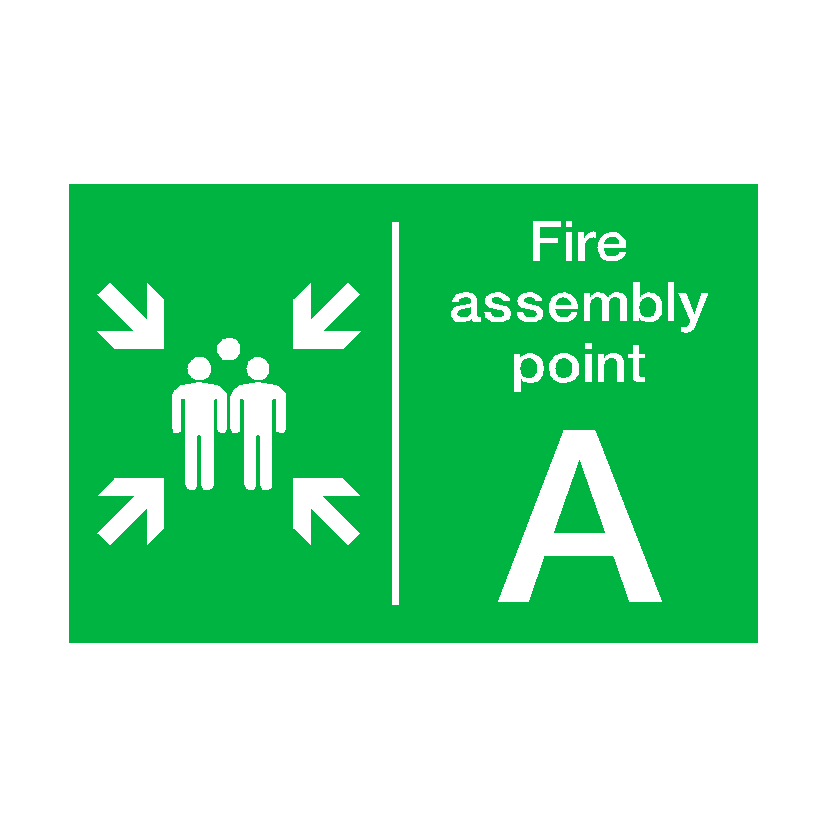 Fire Assembly Point A Sticker | Safety-Label.co.uk