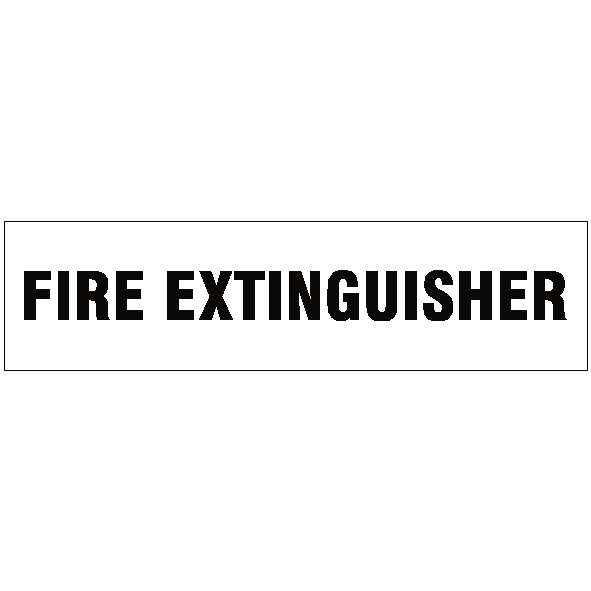 Fire Extinguisher Vehicle Sticker SafetyLabel.co.uk