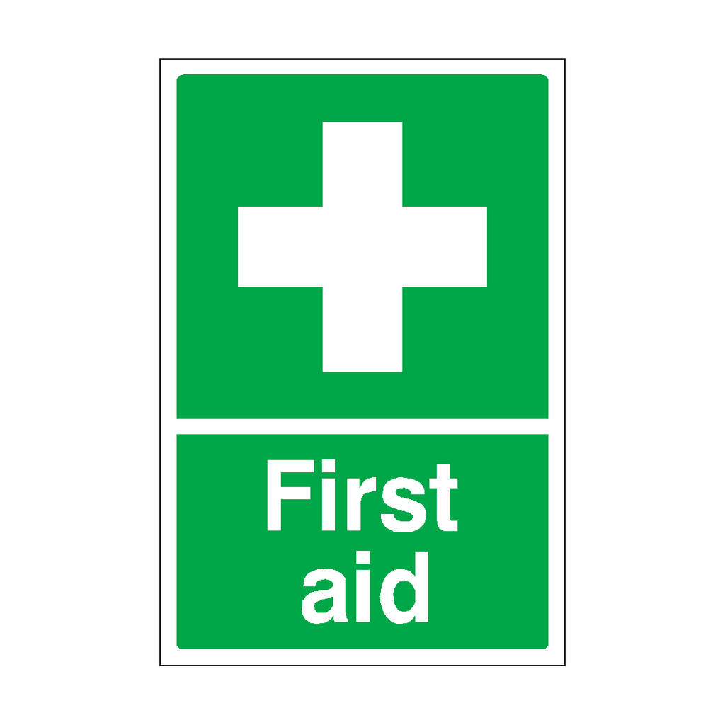 Safe Condition Sign Examples First Aid Safe Condition Sign | Safety-Label.co.uk