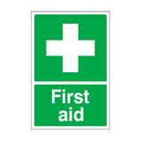 First Aid Safe Condition Sticker | Safety-Label.co.uk