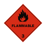 Flammable 3 Label | Safety-Label.co.uk