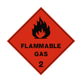 Flammable Gas 2 Label | Safety-Label.co.uk