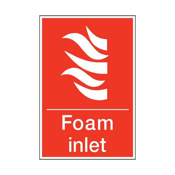 Foam Inlet Sticker