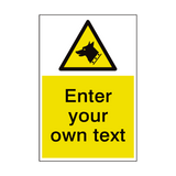 Guard Dogs Custom Hazard Sticker | Safety-Label.co.uk