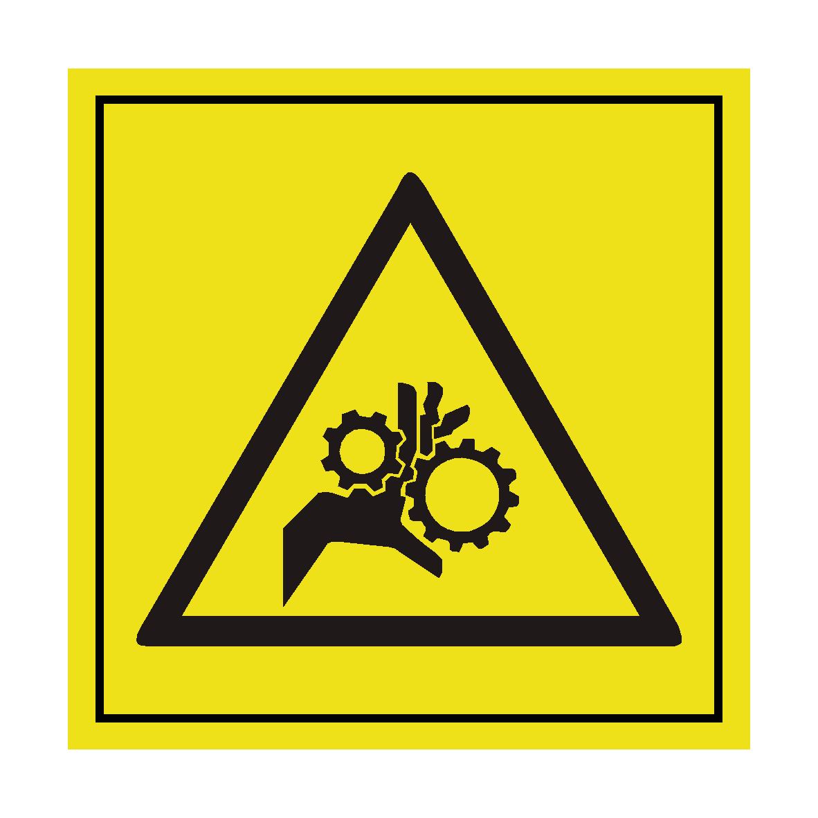 Hand Crush ISO Label
