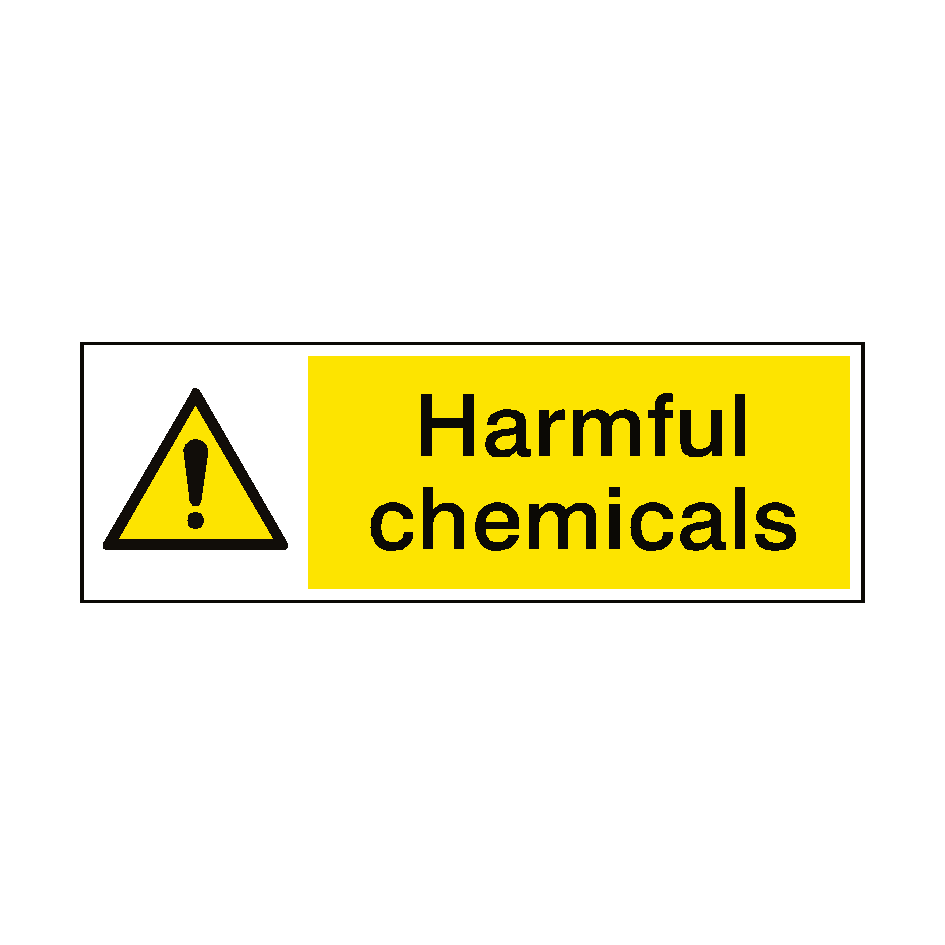 Harmful Chemicals Hazard Sign | Safety-Label.co.uk