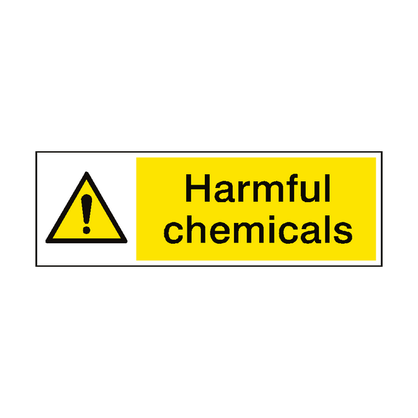 Harmful Chemicals Hazard Sign | Safety-Label.co.uk