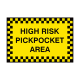 Pickpocket Security Sign | Safety-Label.co.uk