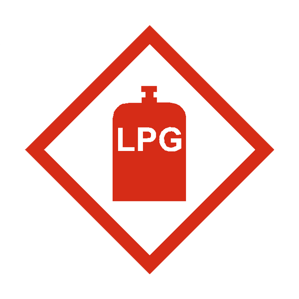 LPG Sticker | Safety-Label.co.uk