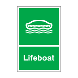 Lifeboat Sticker | Safety-Label.co.uk