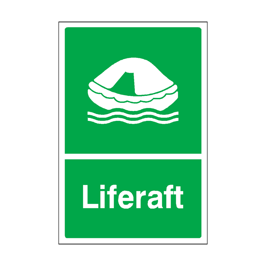 Life Raft Labelling Liferaft Sticker