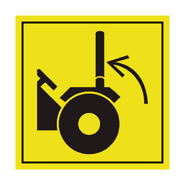 Lock ROPS In Upright Position Label | Safety-Label.co.uk