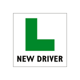 New Driver L Plate Sticker | Safety-Label.co.uk